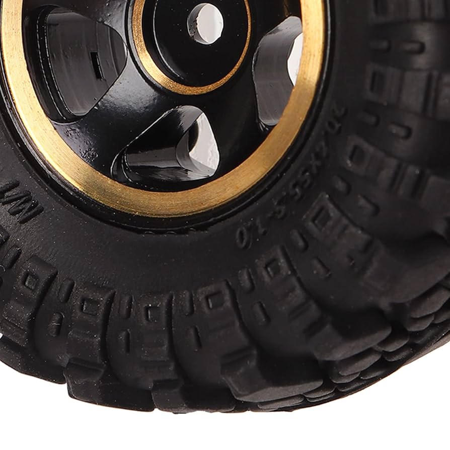 Amazon | 4本 RCカータイヤ FMS FCX24 118 124クローラー用